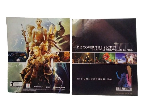 Final fantasy xii - xii, stampa